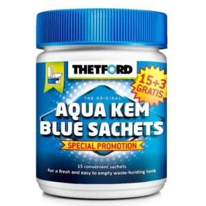 Thetford Aqua Kem Blue Sachets WC- kemikaali 15+3 pussia