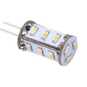 LED G4 lamppu, 1W, 82 Lumen, 15 lämmin valkoinen SMD-0