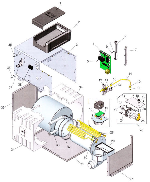 Alde 3010 piirikortti 3KW-3225