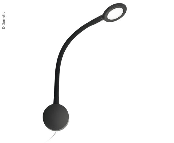 LED-lukuvalo pitkä kaula musta