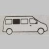 Ikkuna Sprinter 07-18 oikea taka