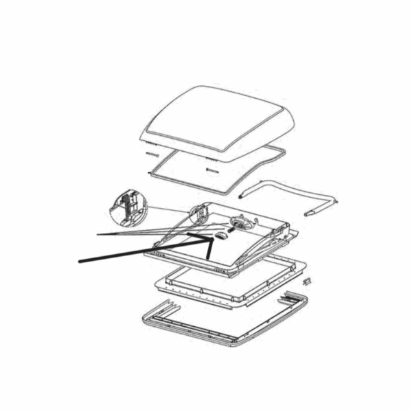 Dometic Mini Heki painike - Image 2