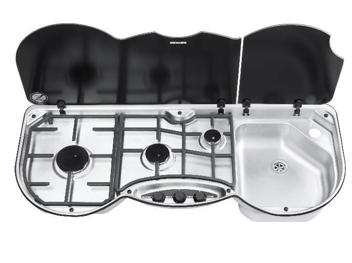 Thetford liesi-allas 353 3 liettä allas oikea 160x980x410mm - Image 2