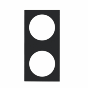 Berker kehys 2-osainen matta musta