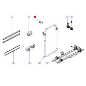 Thule kiinnityskiskon liitoskappale 4kpl