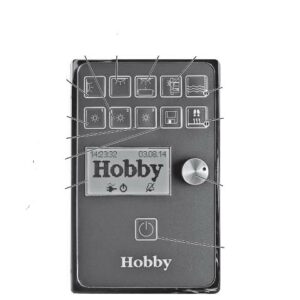 Ohjauspaneeli EL530 LCD ilman kehystä Premium/Landhaus