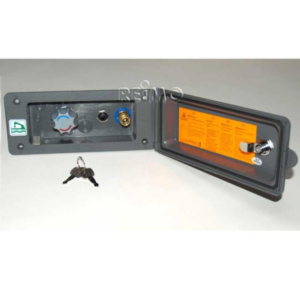 Veden ulosottorasia 157x67mm harmaa