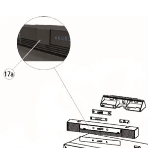 Thetford paneelin näytön peitelevy T2090