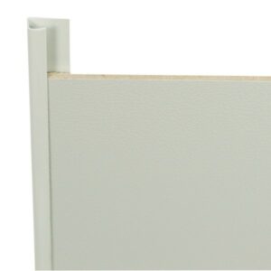 Liitosprofiili verhoilulevyille vaaleanharmaa 220cm päätykappale