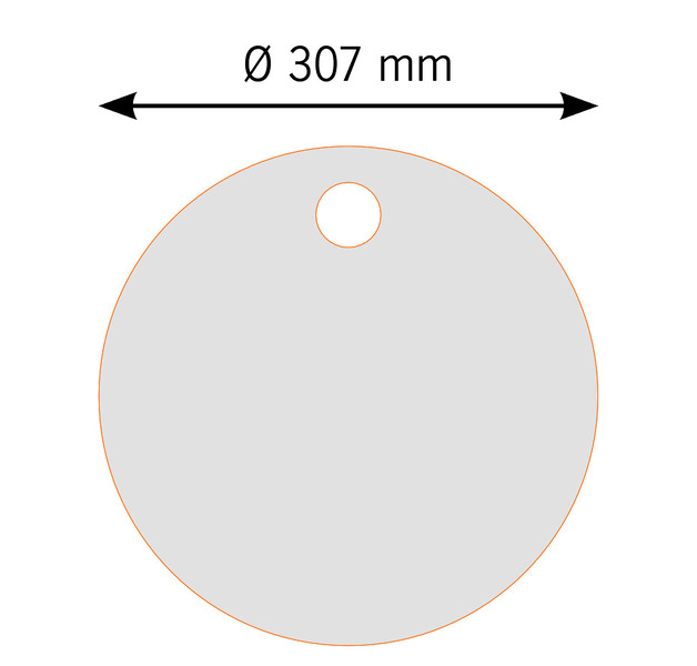 Leikkuulauta pesualtaan päälle ∅307mm - Image 2