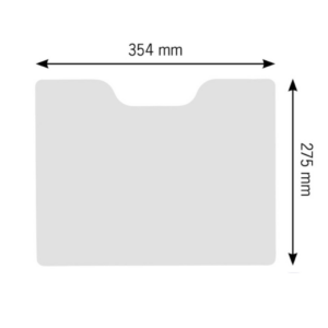 Leikkuulauta pesualtaan päälle 354x275mm